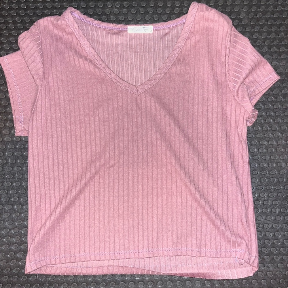 Light pink short sleeve